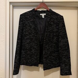H&M Women's Black & White Jacket, size 12